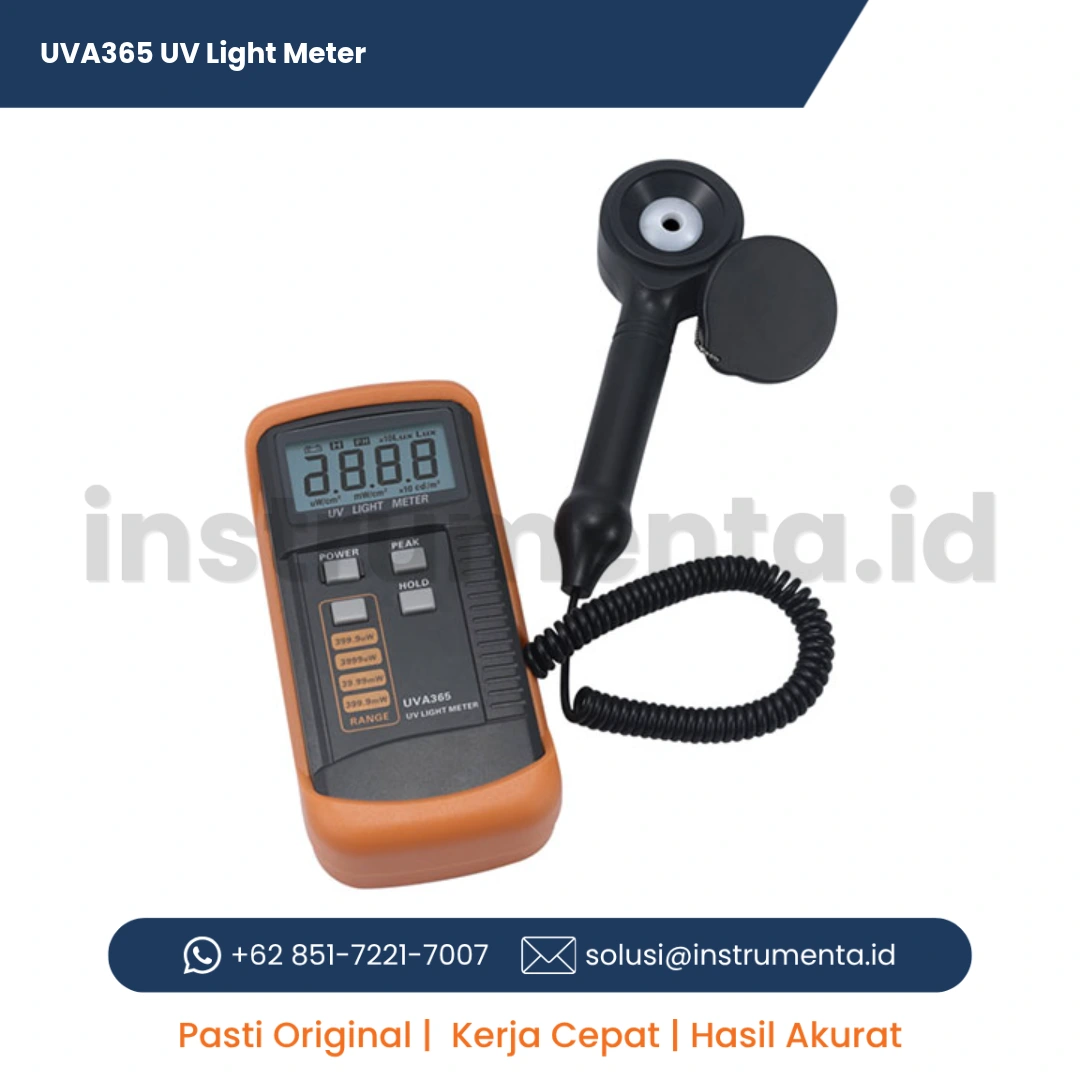 Jual UVA365 UV Light Meter Alat Ukur Intensitas Radiasi Sinar Ultraviolet A Digital Radiometer